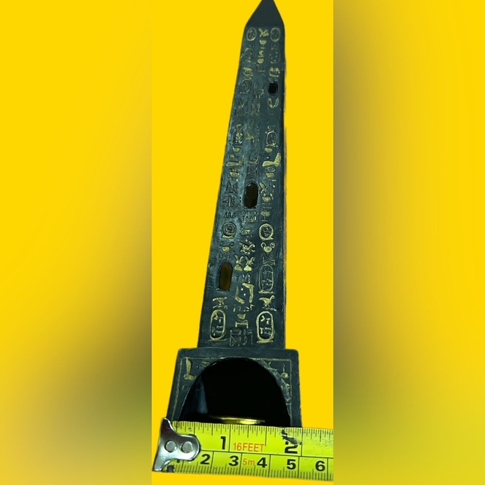 EUC Vintage Summit Collection Egyptian Obelisk Incense Burner – Dual Use - Picture 3 of 10